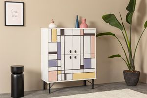 Midia Hallway Storage Cabinet, Multicolour