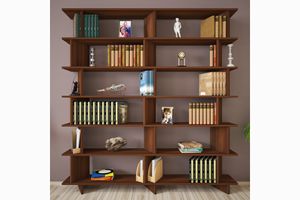 Inverno Azure Bookcase, 191 cm, Brown