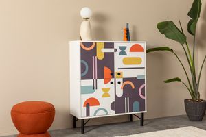 Multicabin Sia Multifunctionele Kast, Met Metalen Poot