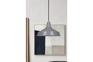 Bellezza Retro 1-Light Pendant, Grey