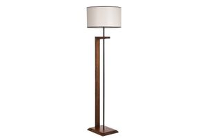 Great Gable Stehlampe aus Holz, Creme