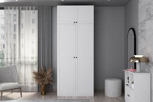 Bryone 2 Door Wardrobe, White