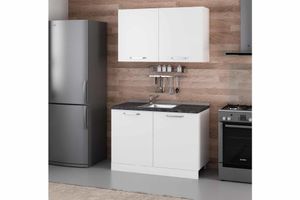 Medway Kitchen Cabinet, 120 cm, White