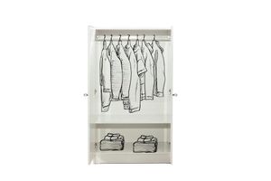 Summer Stapelbed met Bureau, 90x190 cm, Wit