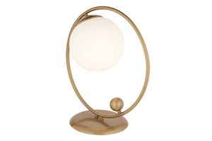 Trebbia Tischlampe, Matt Gold