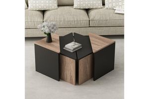 Medway Flora Nesting Table, Black