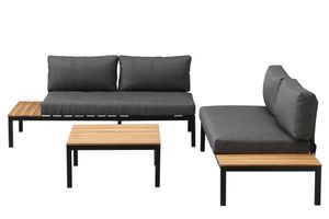 Ecotech Outdoor Sofa Set, Black