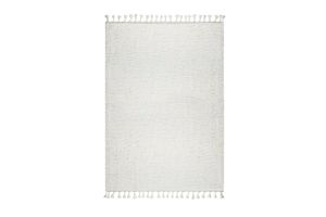 Marrakesh Shaggy Rug, White