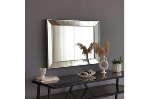 Neostyle Framed Wall Mirror, 50 x 70 cm, Silver