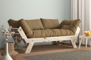 Woodesk Aller 2-Sitzer Sofa aus Massiv, Weiß