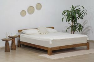 Axel Eko Berlin Queen Size Bed, 160 x 200 cm, Walnut