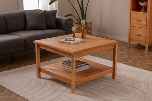 Ranch Salontafel, Massief, Eik