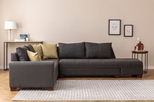 Esse Corner Sofa, Dark Grey