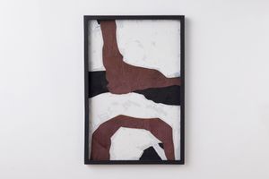 Elam Traverten Gestructureerde Tafel, 60x90 cm