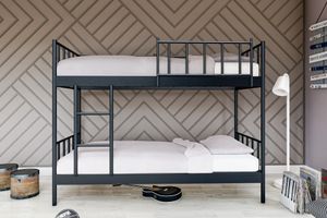 GM Bunk Bed, 90 x 190 cm, Black