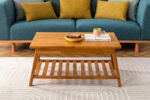 Pika Salontafel, Massief Hout