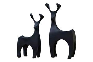 Kubieke Hertenkaarshouder, Zwart