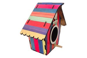 Monza Bird House, Multicolour