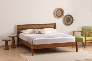 Tokio Bed, 160 x 200 cm, Walnut