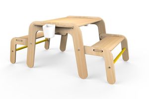 Joey Duo Activity Table, Light Wood