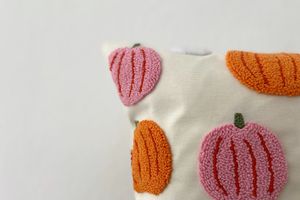 Pumpkin Cushion Cover, 42 x 42 cm, Multicolour