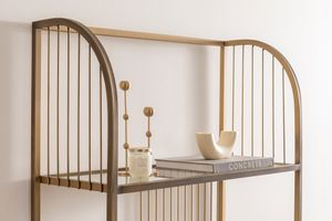 Stream Boekenkast, 80 cm, Messing