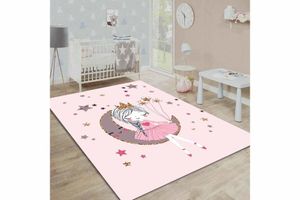 Prinzessin Kinderteppich, Rosa
