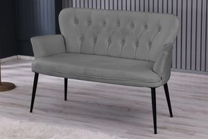Armens Two Seater with Black Legs