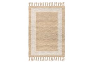Carnival Geometric Rug, 80 x 200 cm, Beige