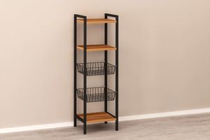 Polina Multifunctionele Keukenkast met Mand