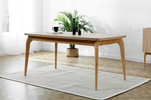 Valens Extendable Dining Table, Walnut