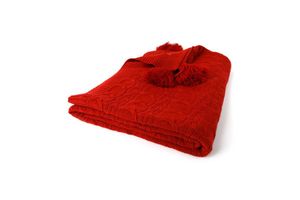 Wichtric Bed Throw, 130 x 170 cm, Red
