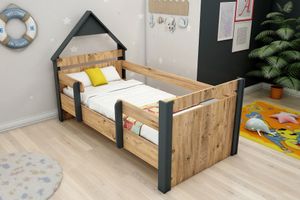 Arnetti Valerin Single Size Bed, 90 x 190 cm, Pine