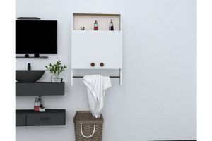Ela Bathroom Cabinet, White
