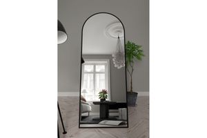 Marsah Free Standing Mirror, 70 x 180 cm, Black