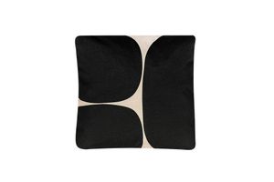 Stone Cushion Cover, 45 x 45 cm, Black