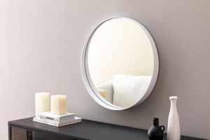 Otto Wall Mirror, 60 cm, White