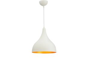 Bellezza Retro 1-Light Pendant, White