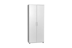 Porto 2 Door 10-Tier Large Shoe Storage Cabinet - White