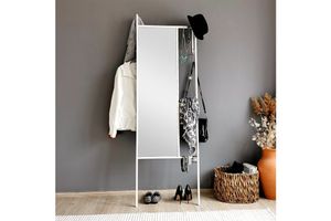 Neostyle Standspiegel mit Kleiderständer, 50x170 cm