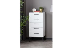 Life High Chest of Drawers, White