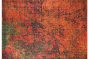 Artloop Fusion Maschinenteppich, Orange