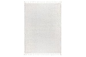 Marakesh Shaggy Teppich, 200x290 cm, Weiß