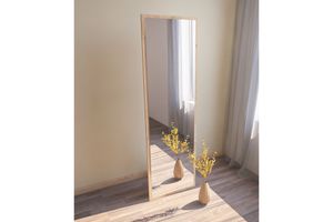 Mone Rechteckiger Standspiegel, 160x50 cm, Naturfarbe
