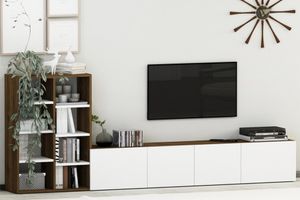 Venus TV Unit, 241,8 cm, White