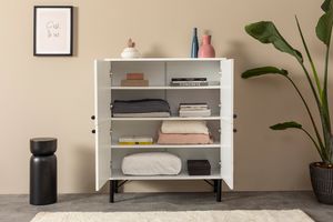 Multicabin Sia Multifunctionele Kast, Met Metalen Poot