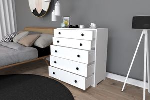Tustin Chest of Drawers, White
