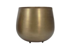 Moena Wide Metal Vase