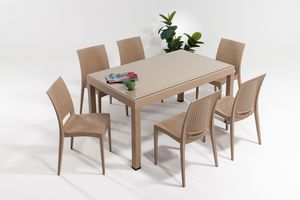 Kiocseo Garden Furniture Set, Cream