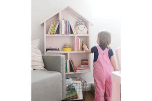 Nesly Montessori Bookcase, Pink